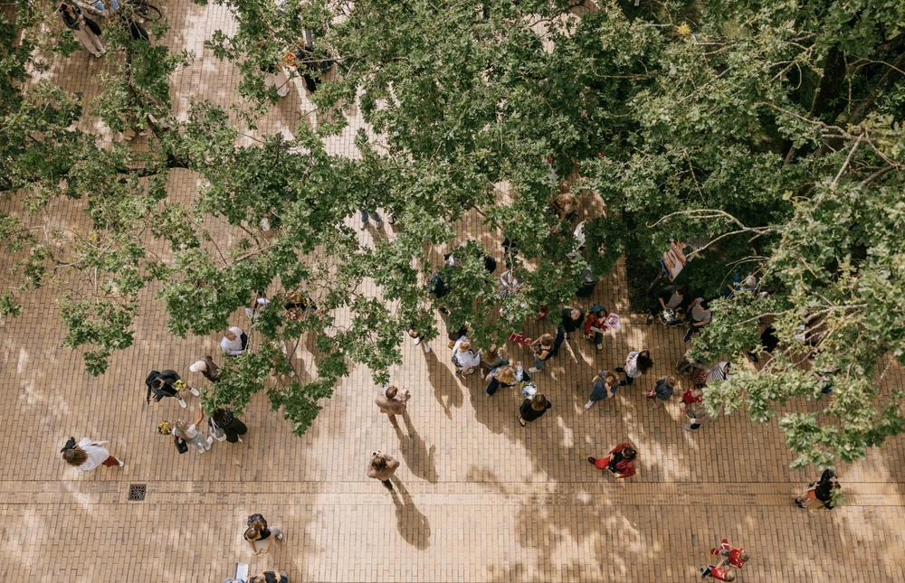 Campus set oppefra