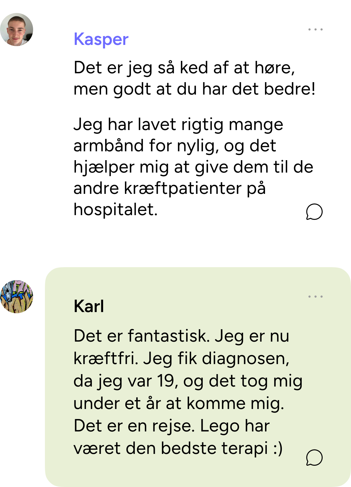 Kommentarer i UngeKræfter