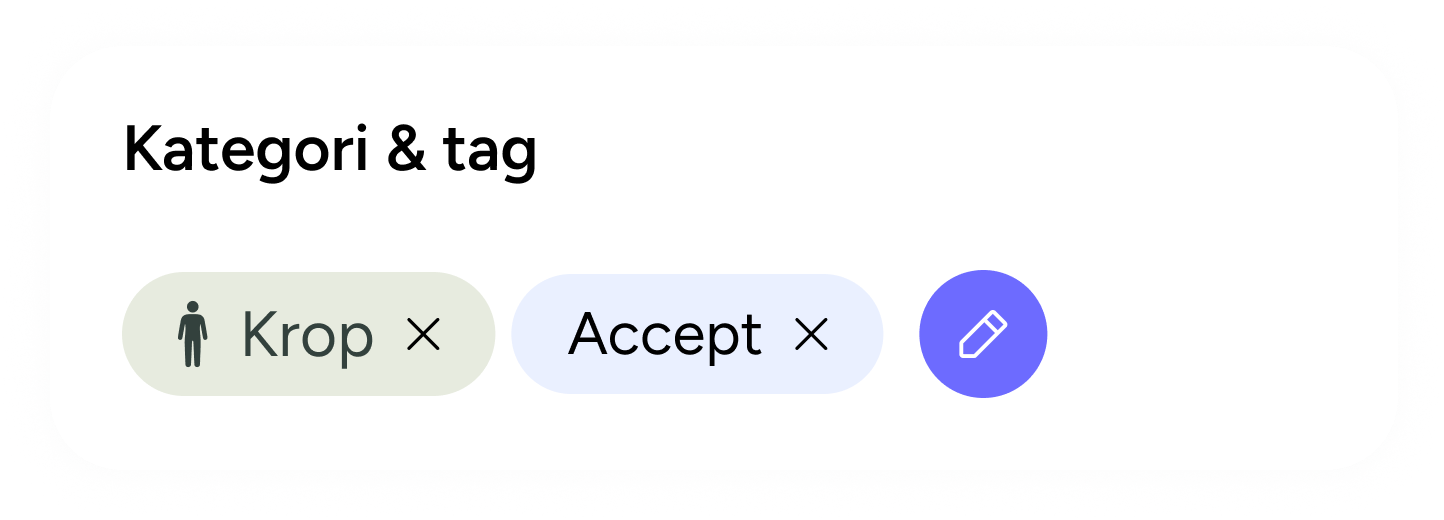 Kategorier og tags i UngeKræfter
