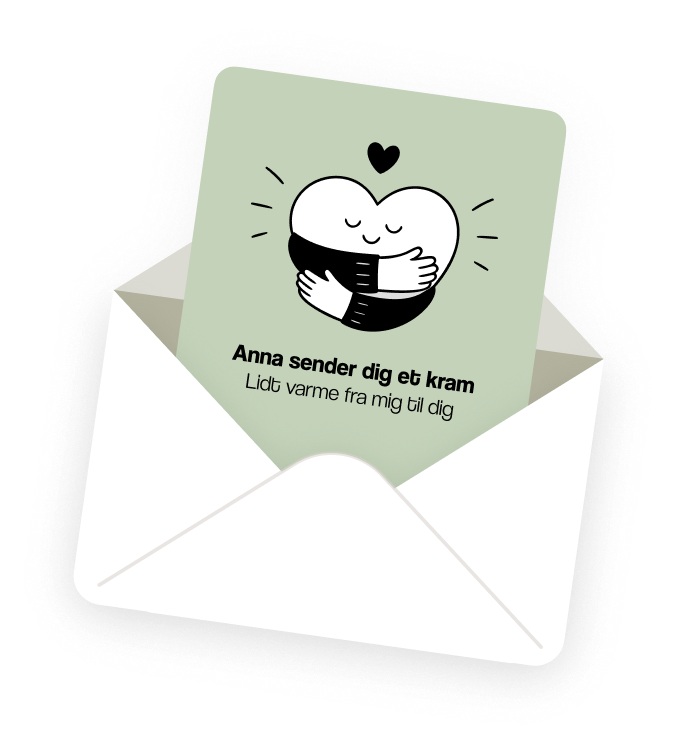 Åbent omsorgsbrev: Anna sender dig et kram. Lidt varme fra mig til dig.
